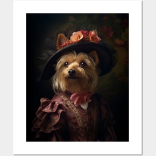 Sophisticated Dachshund-Norwich Terrier Mix Posters and Art